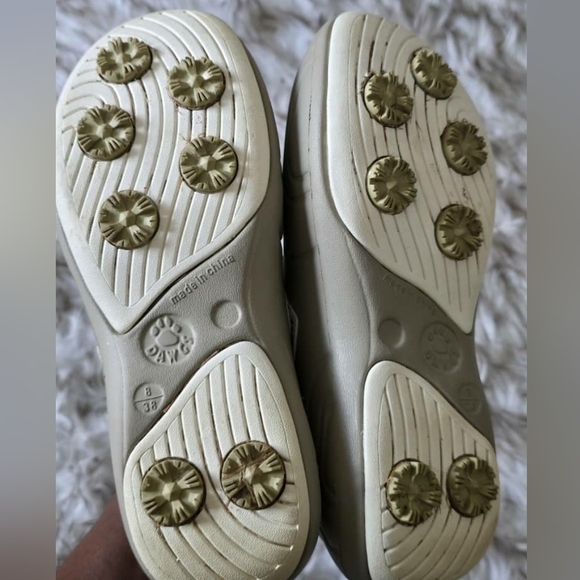 Dawgs Ultralite Womens Golf Shoes Size 8/38 White & Tan 🌴 - Picture 6 of 9